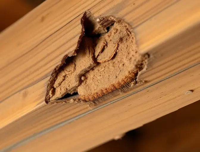 Before termite treatment